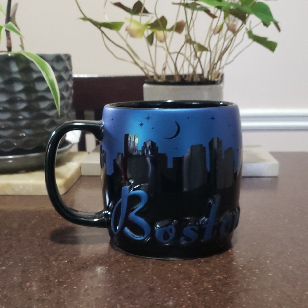 Americaware SMBOS06 Boston 22 oz Night Sky Silhouette Mug